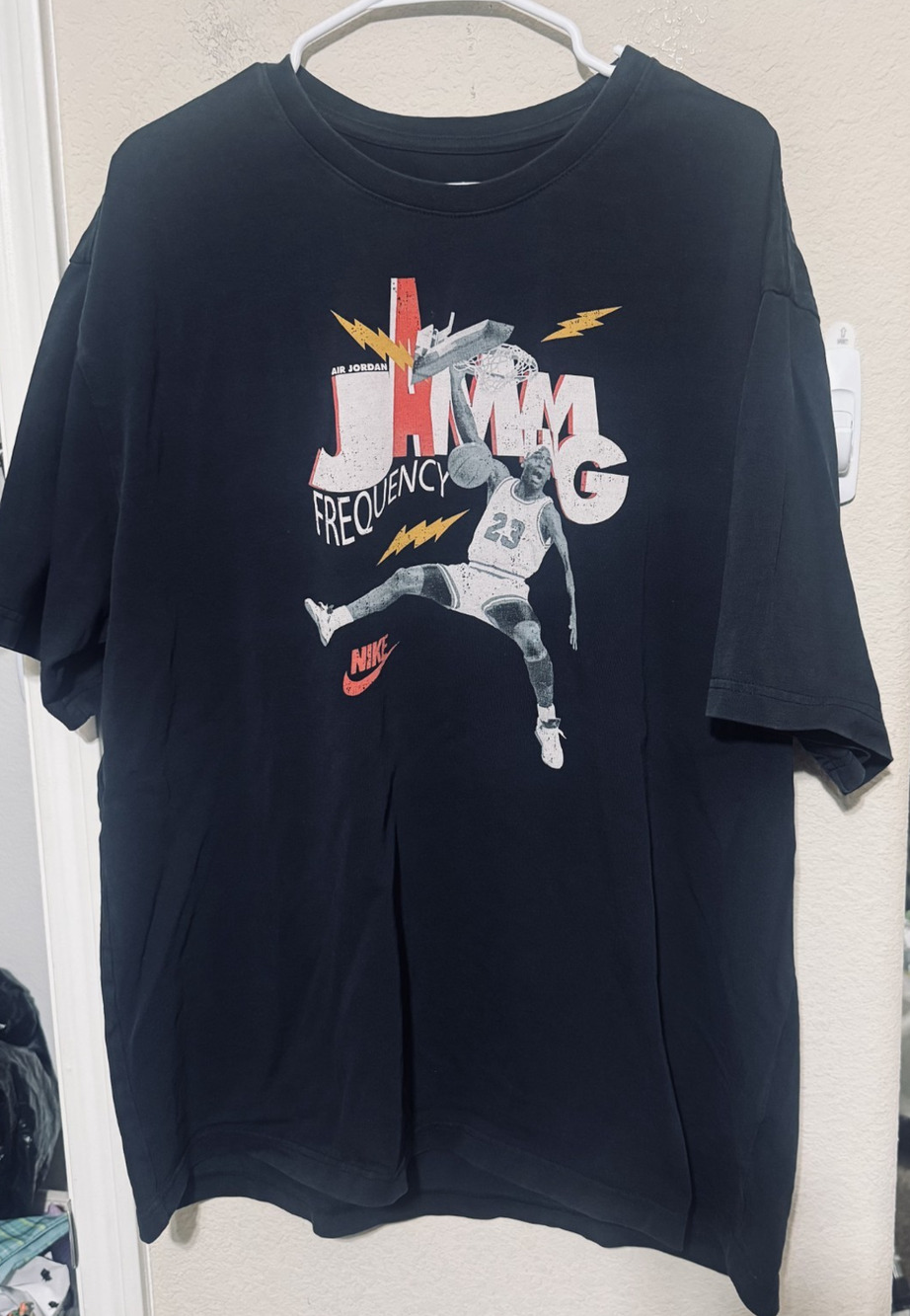 Nike Air Jordan Michael Jamming Frequency Black T-Shirt Men’s Sz XXL Basketball